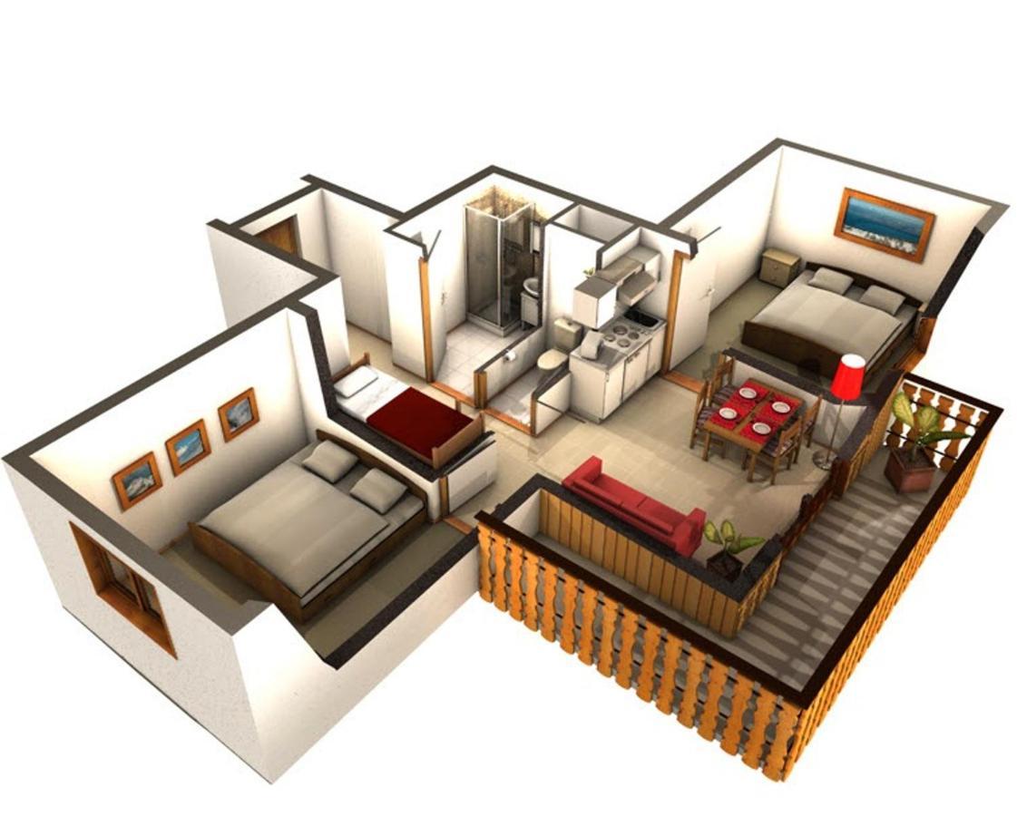 Appartement Confortable A Thollon-Les-Memises Avec Vue Eksteriør bilde